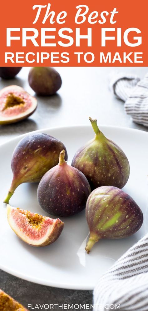 We're sharing a collection of the best fresh fig recipes to make this summer. Celebrate fig season with 27 of the Best Fig Recipes! Grilled Figs Recipes, Breakfast Fig Recipes, Things To Do With Fresh Figs, How To Eat A Fresh Fig, Easy Fig Recipes Fresh, How To Dry Fresh Figs, Black Figs Recipes, Black Fig Recipes, Paleo Fig Recipes