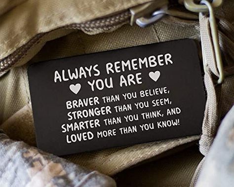 Letter To Bf, Card Wallet Diy, Happy Positive Quotes, Engraved Wallet Insert, Military Relationships, Personalized Wallet Card, Text Conversation Starters, Wallet Diy, Birthday Boyfriend