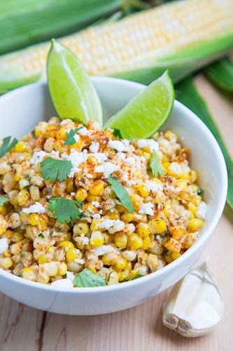 Esquites (Mexican Corn Salad) Street Corn Salsa, Mexican Corn Salad, Mexican Street Corn Salad, Corn Salad Recipes, Mexican Corn, Street Corn, Corn Salad, Corn Salads, Veggie Sides