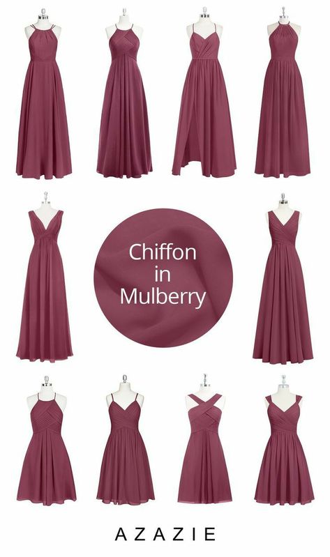 Mulberry Bridesmaid Dresses, Bridesmaid Dresses Indian, Easy Wedding, Bridesmaid Saree, Gothic Wedding Dress, Berry Color, Affordable Bridesmaid Dresses, Red Bridesmaid Dresses, Bridesmaid Dress Styles