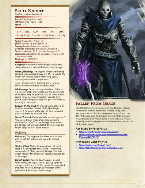 Dnd Npc Ideas, Dnd 5, Dungeons And Dragons Rules, Dnd Monster, Dnd Stats, Dnd Homebrew, Dungeon Master's Guide, Dnd Races, Dnd Classes