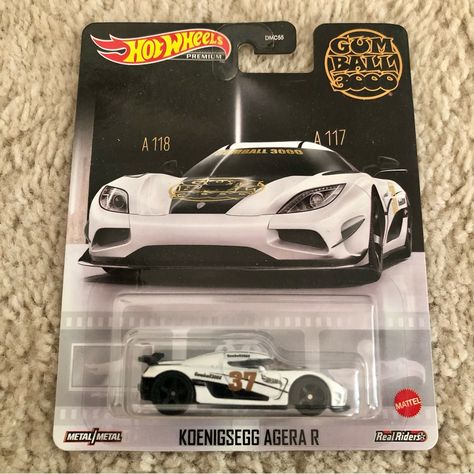 Hot Wheels Premium Gumball 3000 Koenigsegg Agera R W/Real Riders See Pictures Gumball 3000 Cars, Car Hot Wheels, Hot Wheels Wall Tracks, Koenigsegg Agera R, Hot Wheels Wall, Hot Wheels Storage, Gumball 3000, Koenigsegg Agera, Hot Wheels Cars Toys