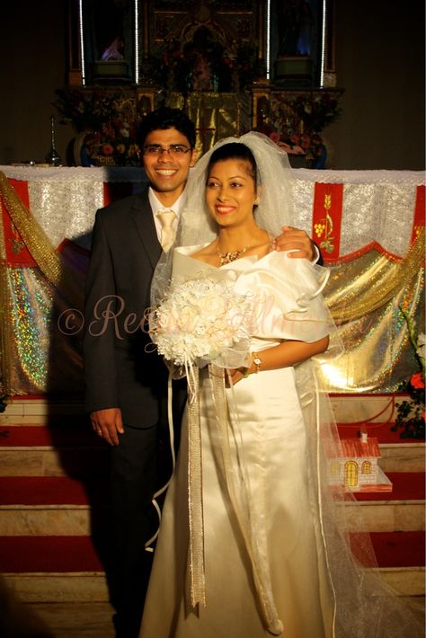 Big Fat East Indian Weddings & How I Planned Mine. Nice blog about an Indian Christian wedding in Mumbai, India. Indian Christian Wedding, East Indian Wedding, Brass Band, Christian Wedding, Indian Weddings, Mumbai India, Reception Venues, Indian Wedding, Mumbai