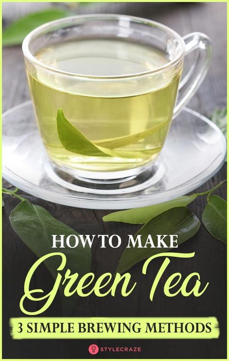 How To Make Green Tea, Green Tea Before Bed, How To Make Green, Green Tea Drinks, Healthy Tea, Green Tea Recipes, Green Teas, Matcha Smoothie, Best Green Tea