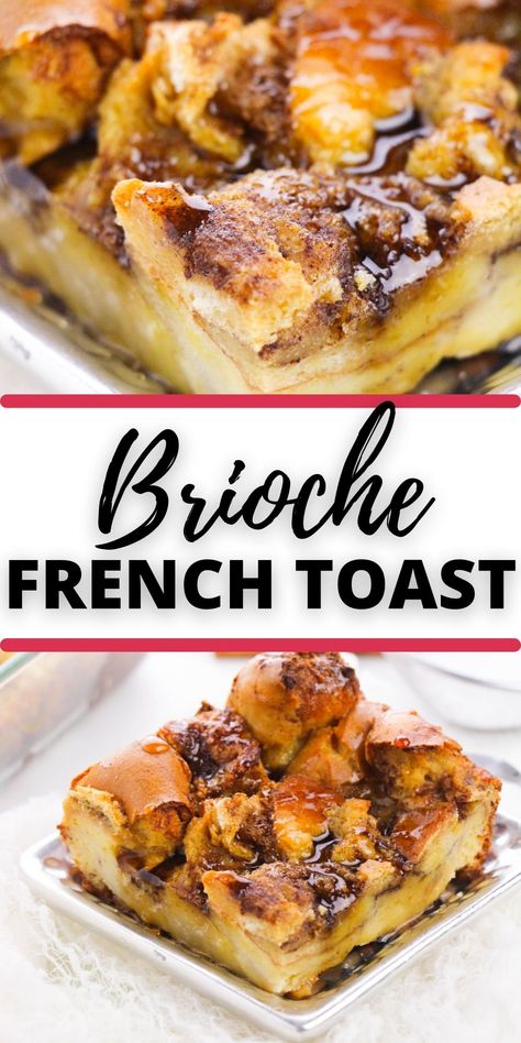 Holiday French Toast Casserole, French Toast Casserole Make Ahead, Breakfast Ideas Using Brioche Bread, Breakfast Casserole Make Ahead Healthy Brunch Recipes, Brioche, Essen, French Toast Casserole Half Baked Harvest, Brunch French Toast Casserole, Breakfast Casserole Brioche