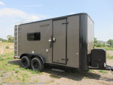 New 2021 7x16 Colorado Off Road Trailer - Cargo Trailers Cargo Trailers For Sale, Work Trailer, Slider Window, Overland Trailer, Off Road Trailer, Truck Camping, Aluminum Roof, Cargo Trailers, Castle Rock