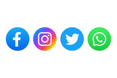 Facebook, instagram, twitter and whatsapp icon Find your perfect logo from our collection of high-quality free SVG vector logo templates. Our logos are free to download and use, so you can easily find Whatsapp Facebook Instagram Logo, Facebook Twitter Instagram Logo, Facebook Whatsapp Instagram Logo Png, Whatsapp Facebook Instagram Png, Facebook Logo Icons, All Social Media Logos, Facebook Instagram Logo, Twitter Icon Png, Facebook Like Logo