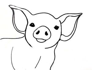 Painting Templates - 100+ Free Templates For Canvas Painting Pig Canvas Painting Easy, Easy Pig Paintings On Canvas, Tracers For Painting, Farm Animal Paintings Easy Step By Step, Farm Animal Paintings Acrylic Easy, Painting Templates Free Printable Canvas, Pig Painting Ideas, Easy Cow Painting Simple, Easy Farm Paintings