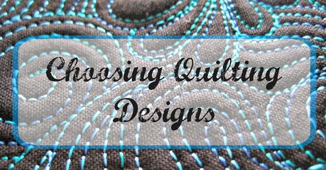 How to choose quilting designs. Talking about types of designs and their uses for quilting, whether free motion, walking foot quilting, quilting with rulers, or even hand quilting. Patchwork, Couture, Quilting With Rulers, Longarm Quilting Tutorials, Hand Quilting Designs, Quilting Stitch Patterns, Long Arm Quilting Patterns, Walking Foot Quilting, Free Motion Designs