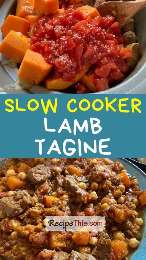 Moroccan Lamb Stew, Lamb Tagine Recipe, Moroccan Lamb Tagine, Slow Cooker Venison, Moroccan Seasoning, Moroccan Stew, Pork Slow Cooker, Lamb Tagine, Slow Cooker Lamb