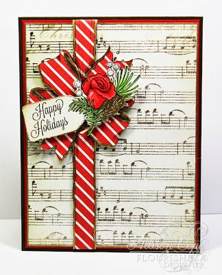 Music Card, Red Gold Christmas, Christmas Card Inspiration, Homemade Christmas Cards, Music Sheets, Diy Christmas Cards, Merry Christmas Card, Christmas Cards To Make, Winter Cards