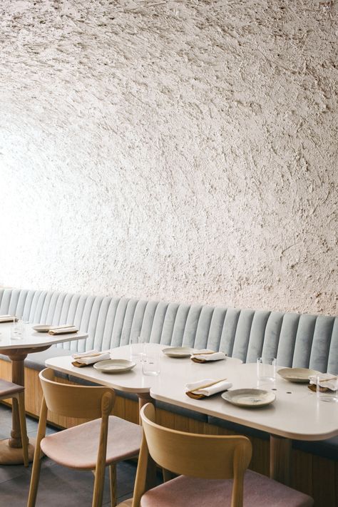 Wood Restaurant, Toronto Restaurants, Restaurant Concept, Banquette Seating, Restaurant Tables, Restaurant Interior Design, Corporate Design, Restaurant Interior, Minimalist Interior