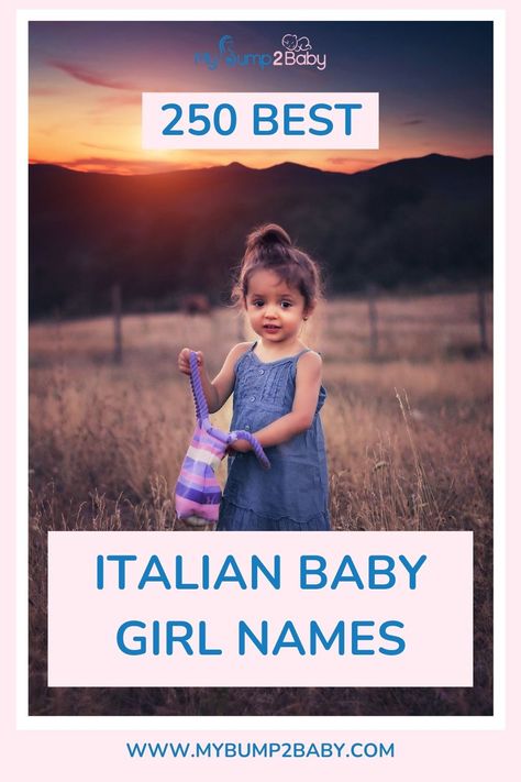 250 Best Italian Baby Girl Names. Italian Baby Girl Names, Italian Girl Names, Girl Names List, Greek Girl Names, Italian Names, List Of Girls Names, Names Meaning, Italian Baby Names