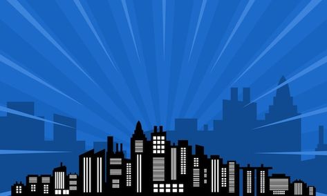 Superman Building Background, Comic Book City Background, Spiderman Building Background, Superman Background, Batman Background, City Banner, Godzilla Party, Superhero City, Comic Book Background