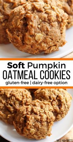 Gluten Free Oatmeal Cookies, Pumpkin Oatmeal Cookies, Healthy Food Habits, Pumpkin Cookie, Healthy Food Menu, Diet Smoothie Recipes, Healthy Food Facts, Pumpkin Oatmeal, Smoothie Diet Plans