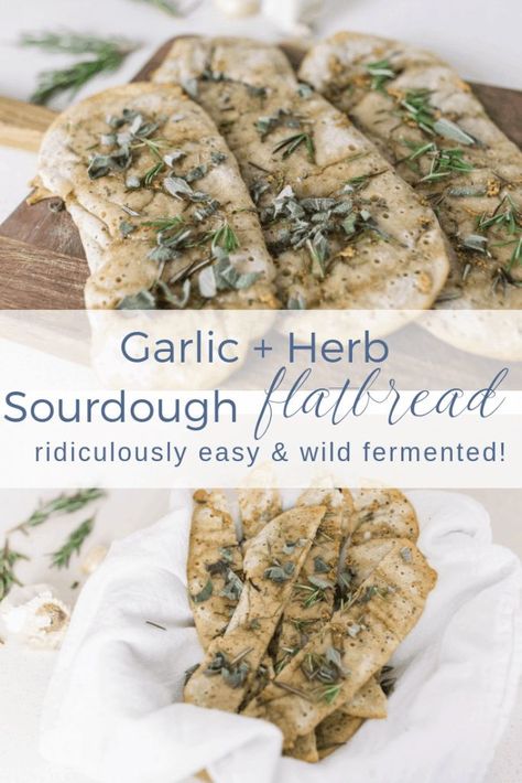 Sourdough Discard Flatbread, Discard Flatbread, Sourdough Flatbread Recipe, Sourdough Flatbread, Farmhouse On Boone, Sourdough Starter Discard Recipe, Flatbread Recipe, Easy Sourdough, Gluten Free Sourdough