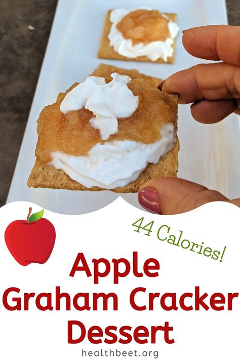 Low Calorie Air Fryer, Air Fryer Apple Pie, Sugar Free Apple Pie, Health Beet, Graham Cracker Dessert, Cracker Dessert, Graham Cracker Recipes, Low Calorie Dessert, Baked Apple Pie