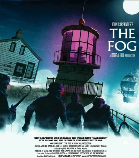 John Carpenter's The Fog (1980) The Fog 1980, Full Mon, Film Horror, Horror Posters, Horror Movie Art, John Carpenter, Horror Movie Posters, Movie Poster Art, Film Art