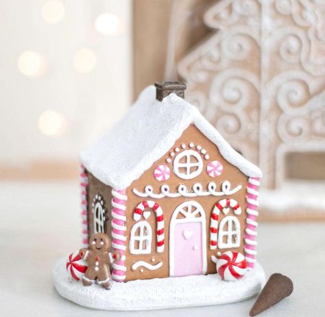 Bring the magic of a Christmas fairytale to your home with this charming gingerbread house incense cone burner. Adorned with delightful candy cane and sugar frosting details, this whimsical piece comes to life when a lit incense cone is placed inside, sending smoke gently rising from the chimney. Perfect for creating a cozy, festive atmosphere, it also serves as a beautiful holiday decoration when not in use. A timeless addition to your Christmas decor, this enchanting burner is sure to be cherished and displayed year after year Christmas Fairytale, Pink Gingerbread House, Pink Gingerbread, Sugar Frosting, Gingerbread House Decorations, Incense Cone, Christmas Vibe, Christmas Sweets, Christmas Fairy