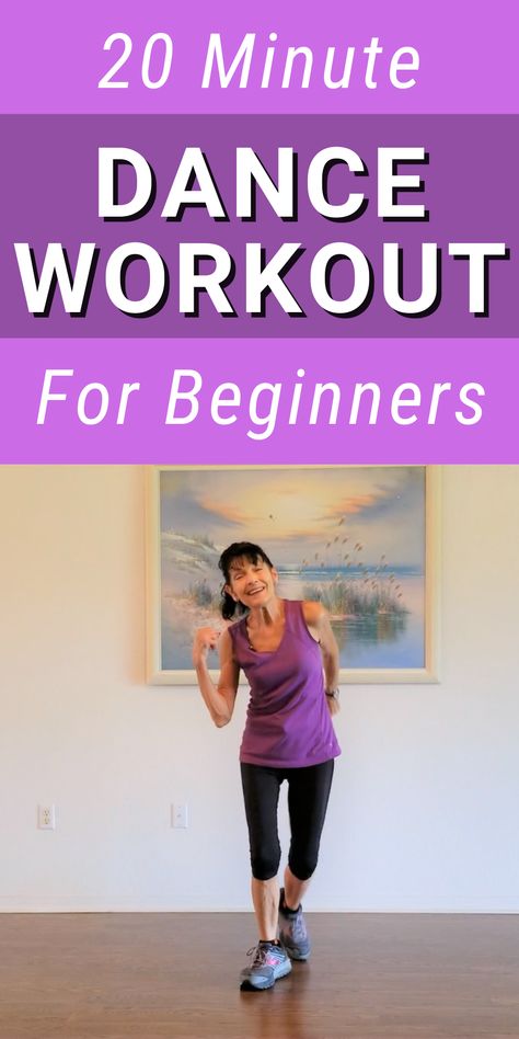 Beginner Dance Workout - 20 Minutes - Fitness With Cindy Workouts Beginner, Beginner Dance, Fitness With Cindy, Fitness Before After, Dance Cardio Workout, Workout Easy, Dance Workout Routine, Fitness Home, Fitness Video