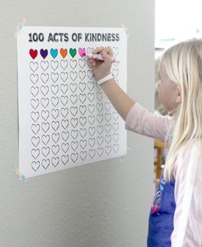 100 Acts of Kindness Free Printable Countdown Poster #100actsofkindness 100 Acts Of Kindness, Countdown Poster, Uppfostra Barn, Education Positive, Acts Of Kindness, Future Classroom, School Counseling, Random Acts Of Kindness, Classroom Organization