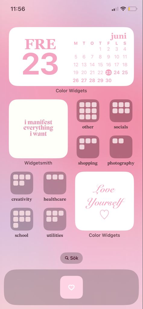 Cute Iphone Widgets Ideas, Aura Wallpaper Ios 16, Pink Wallpaper Iphone Ideas, Pink And White Ios 16, Pink And White Iphone Layout, Phone Widget Ideas Pink, Wallpaper For Pink Iphone 15, Pink And White Homescreen Layout, Self Love Widget Ideas