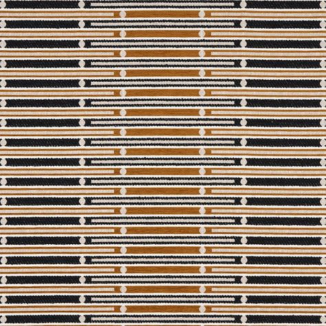 Serapo Rustic Weave - Carbon & Ochre Fabrics | Schumacher Aesthetic Room Design, Fabric Aesthetic, Striped Upholstery Fabric, Striped Upholstery, Material Art, Modern Vintage Decor, Modern Upholstery, Geometric Fabric, Room Design Ideas