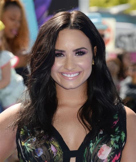 Demi Lovato on Red Carpet – GRAMMY Demi Lovato 2017, Smurfs The Lost Village, The Lost Village, Lost Village, Galaxy Dress, Sigma Beauty, Celebrity Style Red Carpet, Vertical Poster, Crazy People