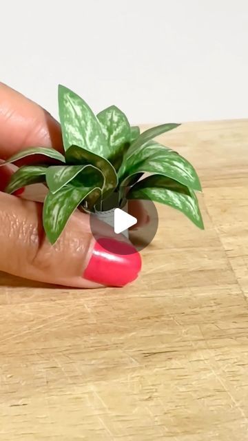 Dollhouses & Miniatures on Instagram: "There are new printables available in my Etsy shop 😊 these miniature plants are super easy to make. All you need is glue, scissors and prints. #miniatures #dollhouse #dollcraft #papercraft #paperplants #miniatureplants #tinyplants" Miniature Plants Diy, Miniature Tutorials, Paper Plants, Miniature Printables, Tiny Plants, Miniature Plants, Diy Paper Crafts Decoration, Fake Flower, Miniatures Tutorials