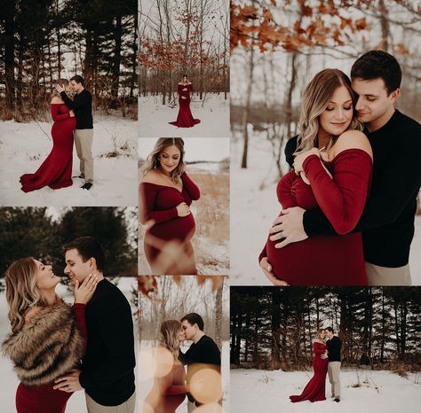 Maternity Outfit Ideas Winter, Maternity Photos Winter, Snow Maternity Photos, Winter Pregnancy Photoshoot, Christmas Pregnancy Photos, Winter Maternity Pictures, Winter Maternity Shoot, Maternity Photography Fall, Maternity Photography Winter