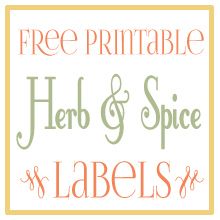 Labels Free Printable, Herb Labels, Spice Jar Labels, House Organisation, Kitchen Herbs, Spice Labels, Labels Printables Free, Printables Free, Free Labels