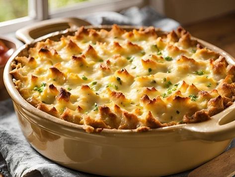 Baked Tuna Casserole: A Savory Delight - NewsBreak Baked Tuna Casserole, Baked Tuna, Classic Egg Salad Sandwich, Tuna Bake, Cheesy Broccoli Casserole, Leftover Casserole, Classic Meatloaf Recipe, Tuna Noodle, Homemade Custard