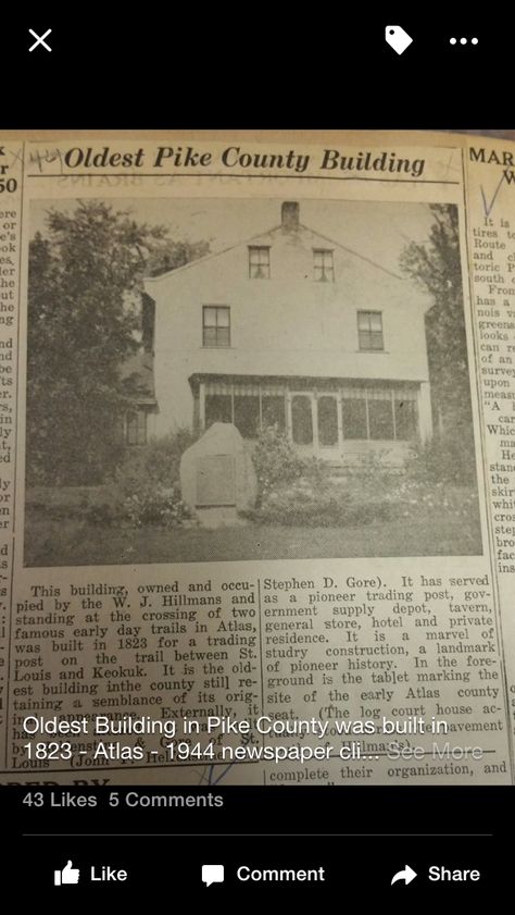 Oldest pike county building Pike County, Family History, Illinois, History, Building