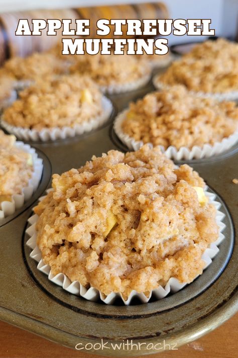 Apple streusel muffins are a delightful and delicious baked treat that combines the flavors of sweet, moist muffins with a crunchy, crumbly streusel topping Apple Muffins Recipes Easy, Spiced Muffins, Apple Crumble Muffins, Apple Streusel Muffins, Streusel Topping Recipe, Baked Muffins, Mixed Berry Muffins, Apple Muffin, Apple Muffin Recipes