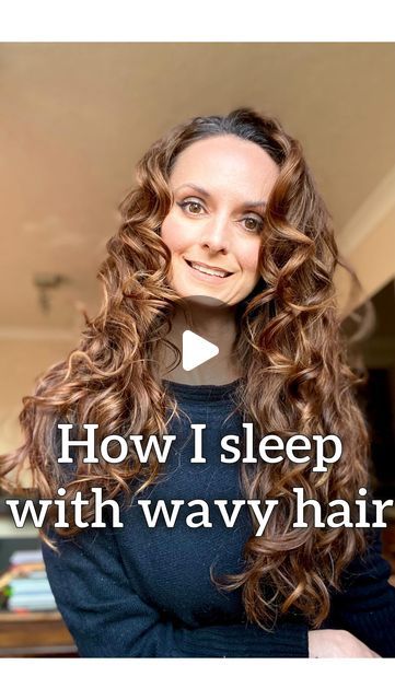 Wavy Hair Protective Styles, Best Way To Wear Hair To Bed Sleep, Protective Hairstyles For Wavy Hair, How To Sleep With Wavy Hair, Sleeping With Wet Hair, Hair Overnight, Wavy Hair Overnight, Night Hairstyles, Curl Pattern