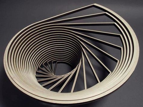 Spiral Parametric Architecture, Arch Model, Parametric Design, Zaha Hadid, Paper Sculpture, Model Making, The Shape, Architecture Model, Geometric Art