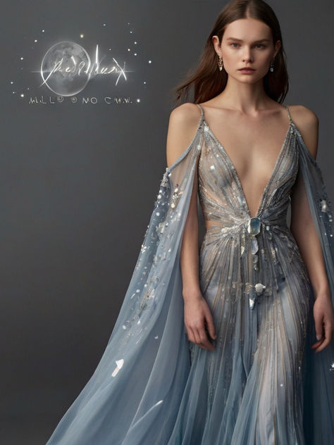 Feyre Meeting Dress, Feyre Starfall Gown, Starfall Ball Dress, Acotar Feyre Starfall Dress, North Star Costume, Summer Court Acotar Outfits, Feyre Night Court Dress, High Fae Dress, Feyre Dress Starfall