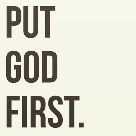 Put God First, God First, The Words, Black And White, White, Black