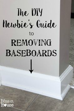 The DIY Newbie's Guide to Removing Baseboards | Bless'er House - Good to know for future reference! Removing Baseboards, Renovation Planner, Fireplace Update, Faux Fireplace Diy, Easy Home Improvement, Cleaning Painted Walls, Deep Cleaning Tips, Faux Fireplace, Time Life