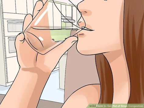 How to Get Rid of Sinus Congestion: 13 Steps (with Pictures) Sinus Infection Relief, Drain Sinuses, Remedy For Sinus Congestion, Nasal Congestion Relief, Congestion Remedies, Sinus Drainage, Sinus Remedies, Home Remedies For Sinus, Congested Nose