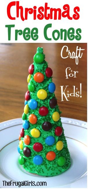 Candy Cone, Frugal Girls, Edible Crafts, Christmas Crafts For Adults, How To Make Christmas Tree, Christmas Traditions Family, Cone Christmas Trees, Cones Crafts, Fun Christmas Crafts