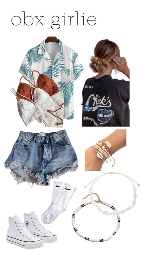 #obx #girl #hawaii #outerbanks #kiara #sarah Kie Outer Banks Outfits, Kie Obx Outfits, Outerbanks Kiara, Kiara Outer Banks Style, Obx Outfits, Kiara Outer Banks, Pogue Style, Outfit Outer, Outer Banks Outfits