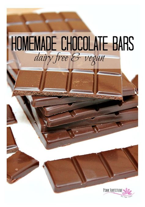 Cacao Powder Recipe, Homemade Milk Chocolate, Homemade Bars, Milk Chocolate Recipes, Chocolate Bar Recipe, Vegan Candy, Vegan Chocolate Bars, Homemade Chocolate Bars, Chocolate Candy Recipes