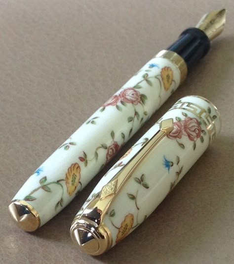 . Refillable Fountain Pen, Fountain Pen Art, Stylo Art, Fancy Pens, Quill Pen, Pretty Pens, Luxury Pens, Pen Collection, Beautiful Pen