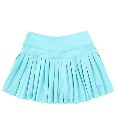 From GB Girls, this skirt features:Solid Mid-risePull-on stylingMini lengthBuilt-in shortsPleated detailingRounded hemlineAthleisure silhouettepolyester/spandexMachine wash/tumble dryImported. Pleated Skirt Shirt, Cute Clothes Preppy, Preppy Clothes For School, Cheap Preppy Stuff, Preppy Stuff To Buy, Preppy Bottoms, Preppy Christmas Wishlist, Cute Preppy Clothes, Preppy Skirt Outfits