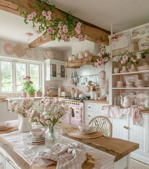 Dream Life House, Dream Apartment Decor, Casa Vintage, Pink House, Dream House Rooms, Aesthetic Rooms, Cute House, Apartment Decor Inspiration, Pink Houses