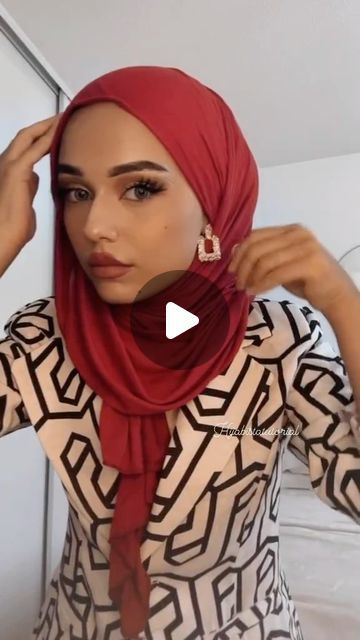 How To Style A Head Scarf, Turban Style Tutorial, Turban Hijab Tutorial, Hijab Styles For Party, Turban Mode, Hijab Turban Style, Turban Tutorial, Turban Hijab, Head Scarf Tying