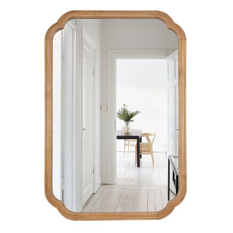 Open Menu Bathroom 3 Mirrors, Bathroom Arched Mirror, Wood Vanity Mirror, Wood Bathroom Mirror, Bathroom Flip, Wood Mirror Bathroom, Arch Wall Mirror, Wood Mirrors, Farmhouse Wall Mirrors