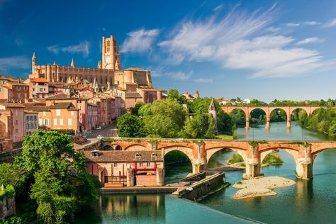 15 Best Day Trips from Toulouse - The Crazy Tourist Toulouse, Toulouse France, Medieval Town, France Travel, South Of France, Unesco World Heritage Site, Unesco World Heritage, Heritage Site, World Heritage Sites