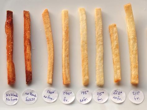 Ask the Food Lab: How Many Times Can I Reuse Fry Oil? | Serious Eats Perfect French Fries, Mcdonald French Fries, Mcdonalds Fries, French Fries Recipe, Crispy French Fries, Frozen Potatoes, Food Lab, Fries Recipe, Think Food